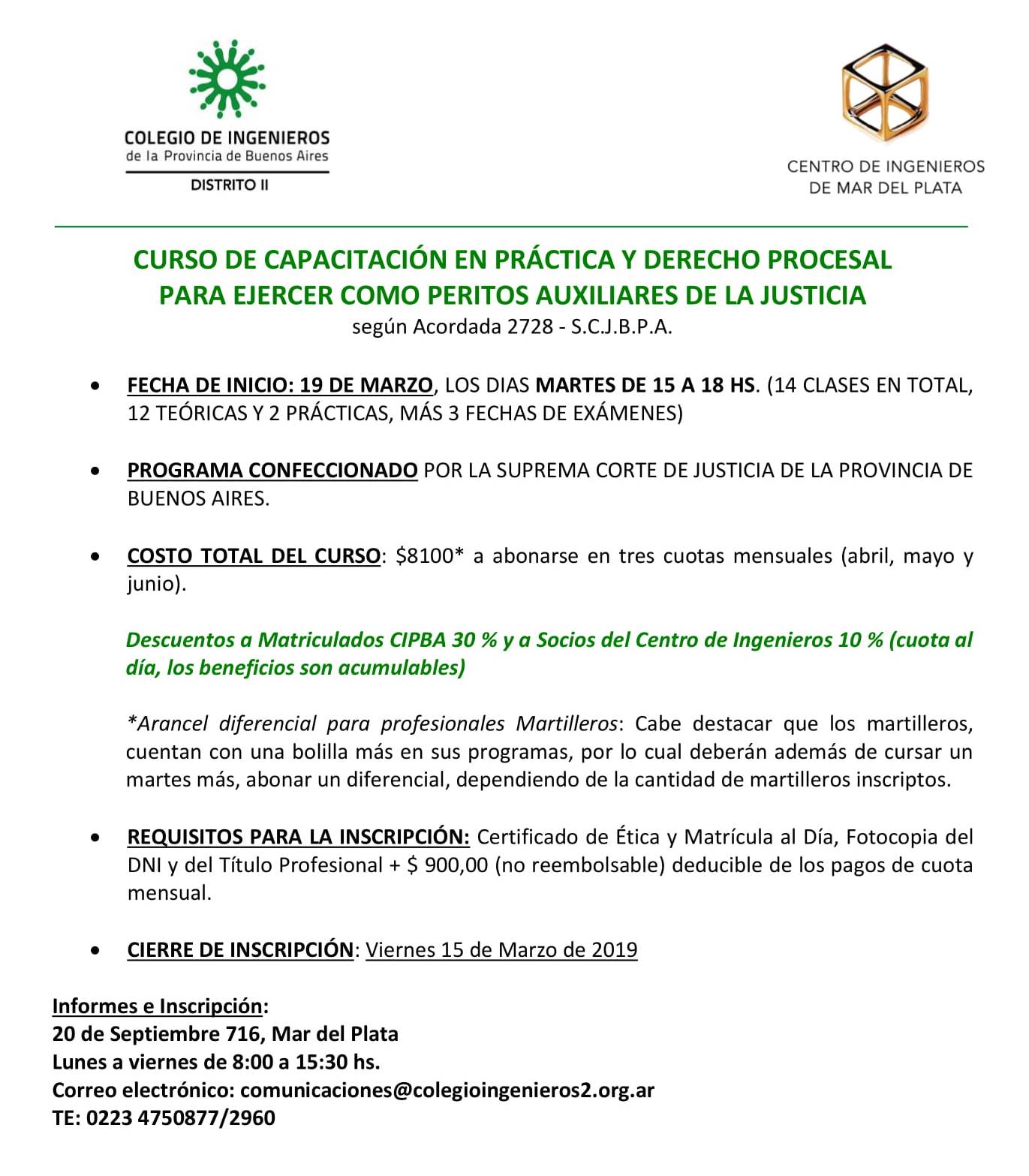 2019 03 08 Convocatoria CURSO PRACTICA PROCESAL