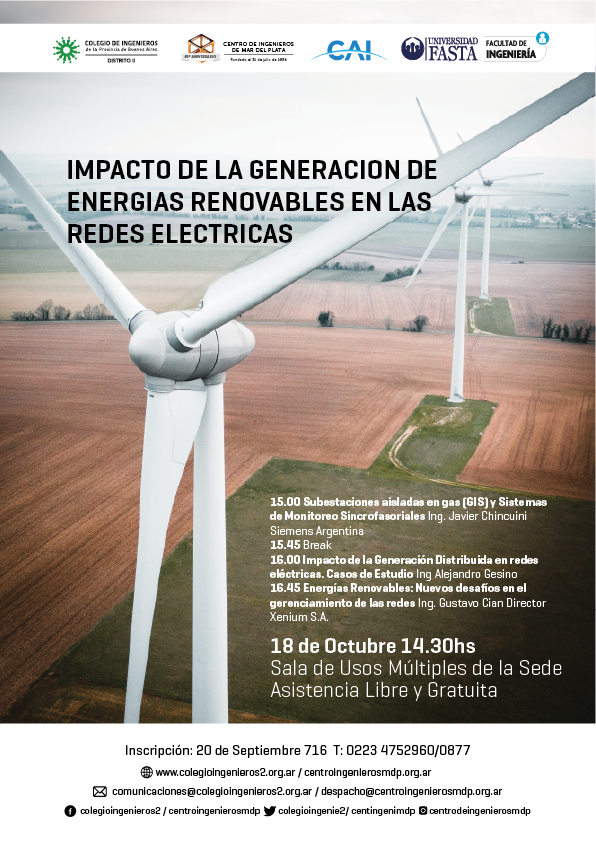 Impacto de la Generación de Energías Renovables en las redes eléctricas