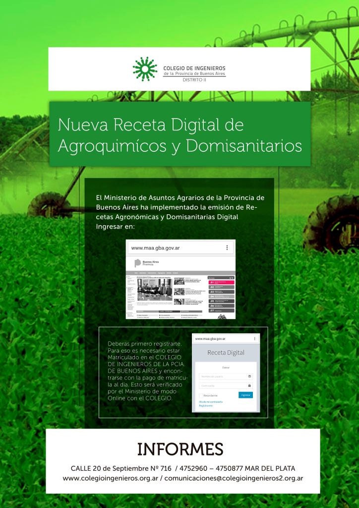 Flyer Recetas Agronmicas